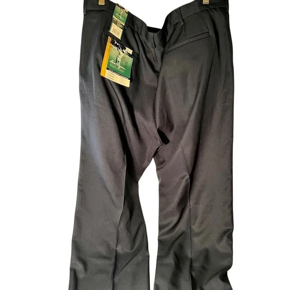 Ben Hogan Mens Performance Pants Stretch,  Wicking, UPF 42 x30 Black New W Tags